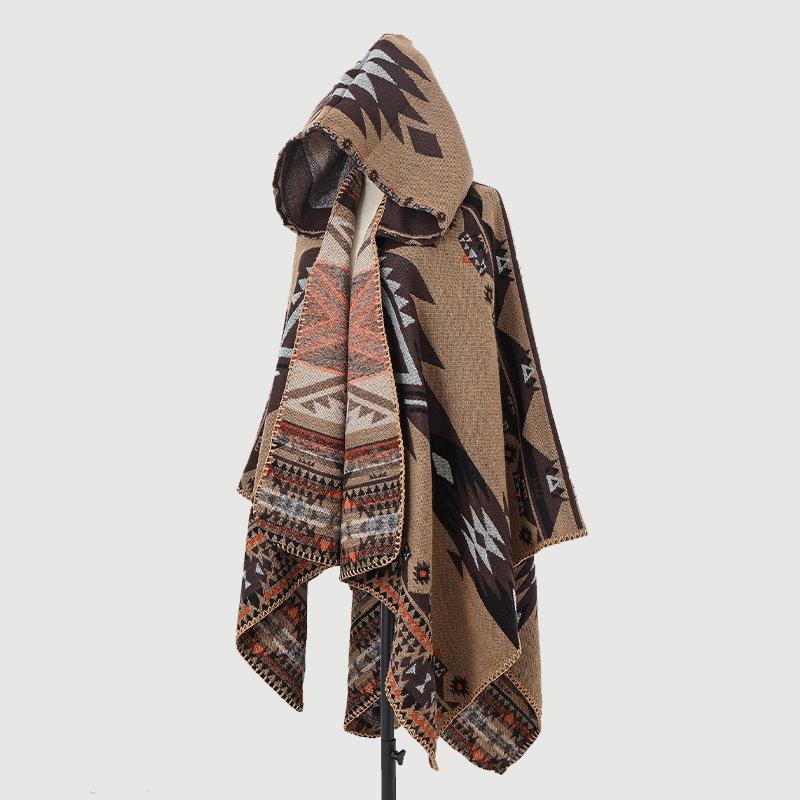 Open Front Shawl Wrap for Men&Women Soft Warm Poncho Cape Coat Poncho Scarf Blanket Lightweight Shawl Oversized Casual Shawls Cardigan for Fall Spring