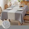 Thickened Imitation Cotton Linen Dining Household Square Wear-resistant Waterproof Oil Proof Tablecloth