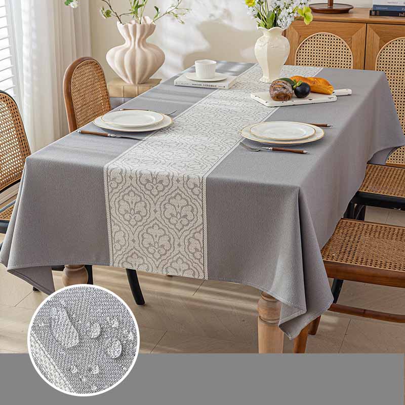 Thickened Imitation Cotton Linen Dining Household Square Wear-resistant Waterproof Oil Proof Tablecloth
