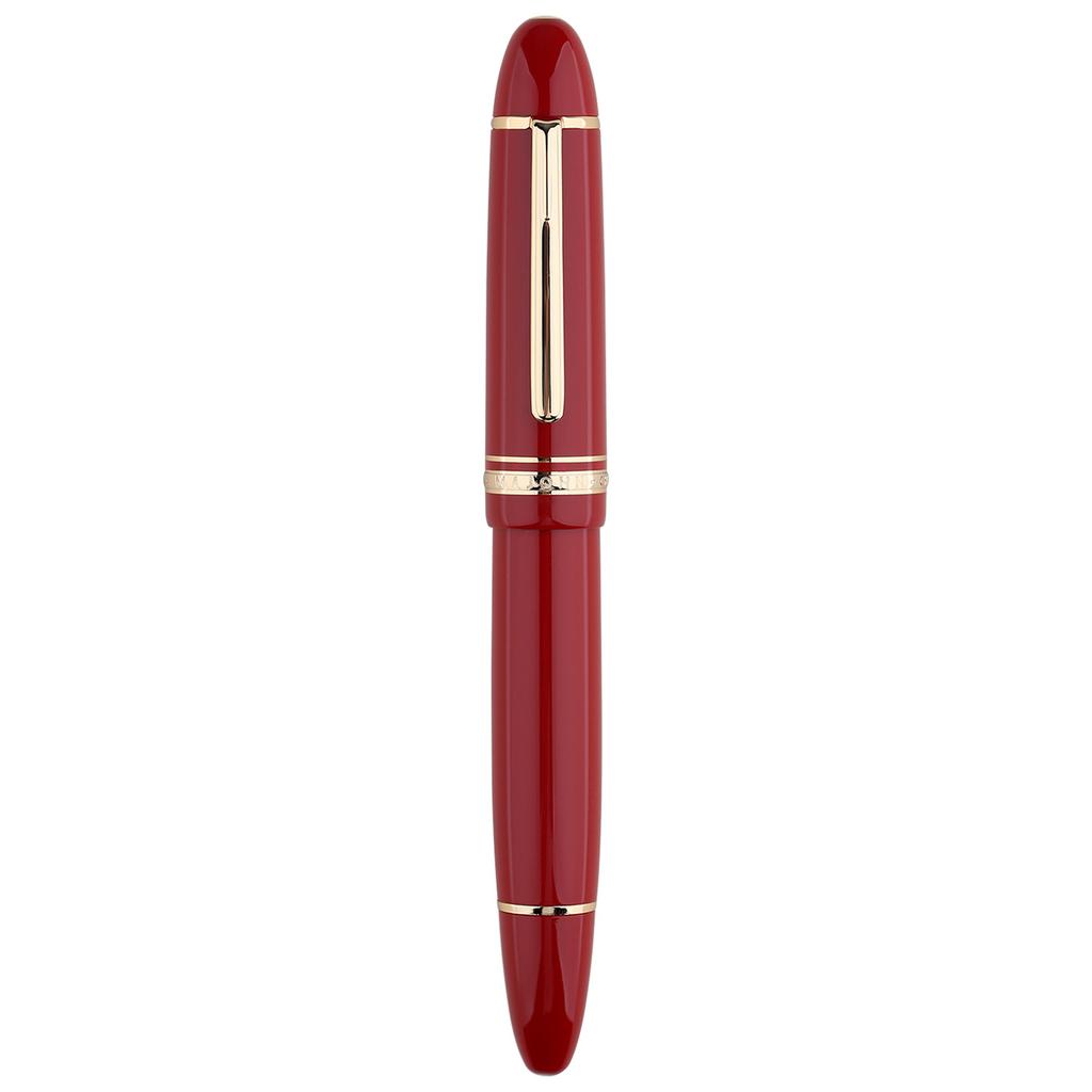 MAJOHN Ti-P141 Titanium Alloy Piston Fountain Pen Metal Hammer Pattern Version Fountain Pen School Office Supplies Stationery