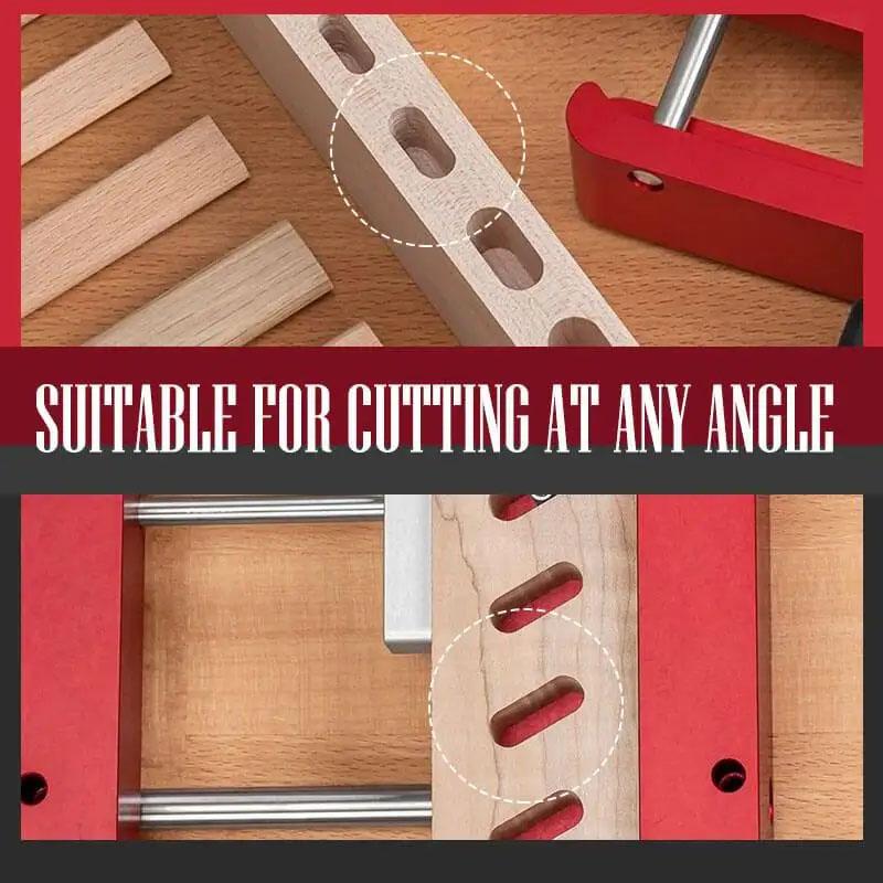 2 In 1 Precision Mortising Jig and Loose Tenon Wood Engraving Machine Punch Locator Gadget Punching Tool Joinery Jig Gadgets