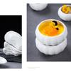 Japanese Cuisine Ceramic Oyster Plate Exquisite Creative Storage Dish Multi-Function Irregular Dessert Tray Restaurant