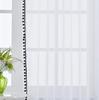 Semi-Blackout Sheer Voile, Rod Pocket Hanging, Lightweight Window Drapes for Bedroom Living Room, Boho Home Decor