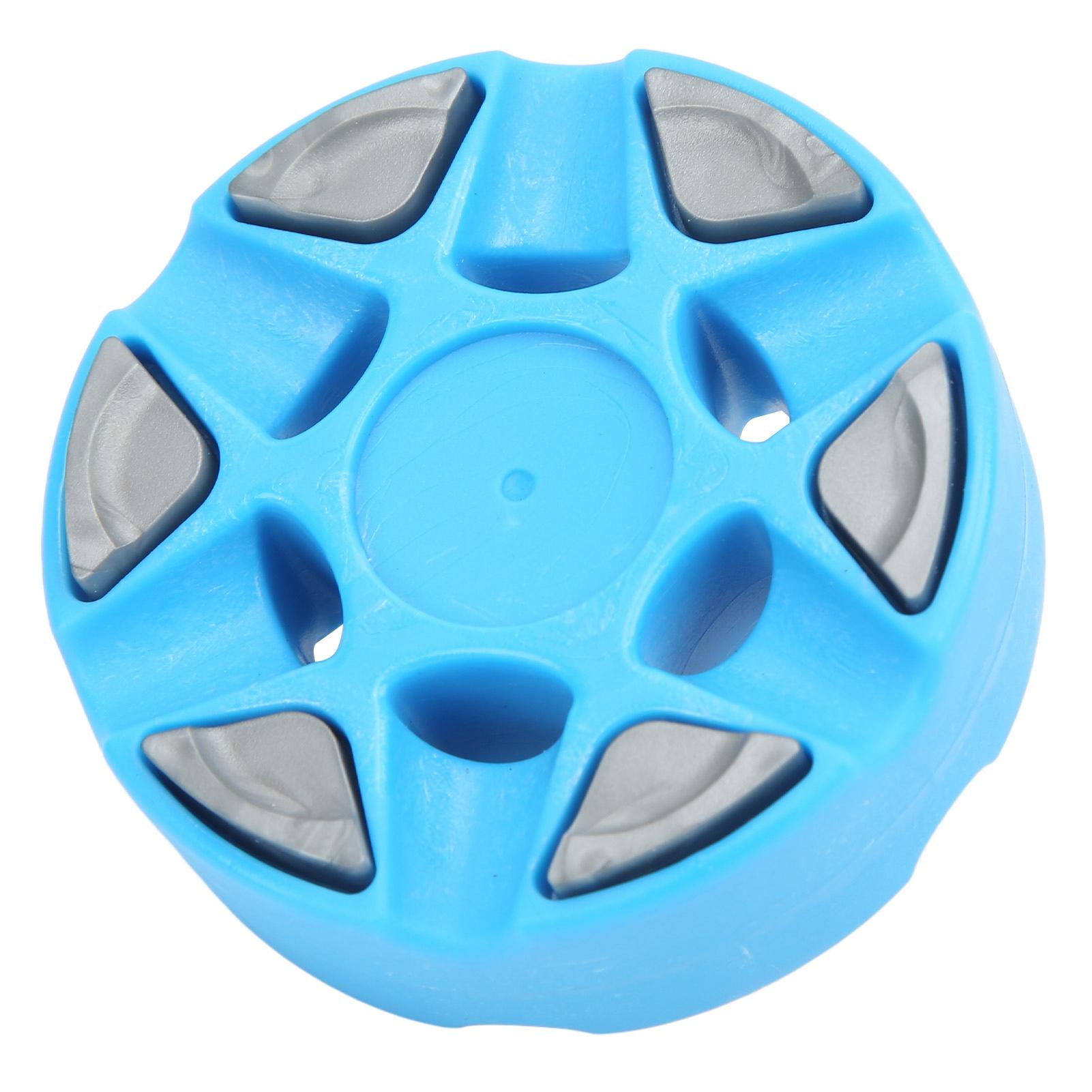 Palet de Hockey Texture Dense Brillant Plat Glissement Facile Roulettes en Plastique Palet de Hockey à Roulettes pour l'Entraînement Quotidien au Patinage