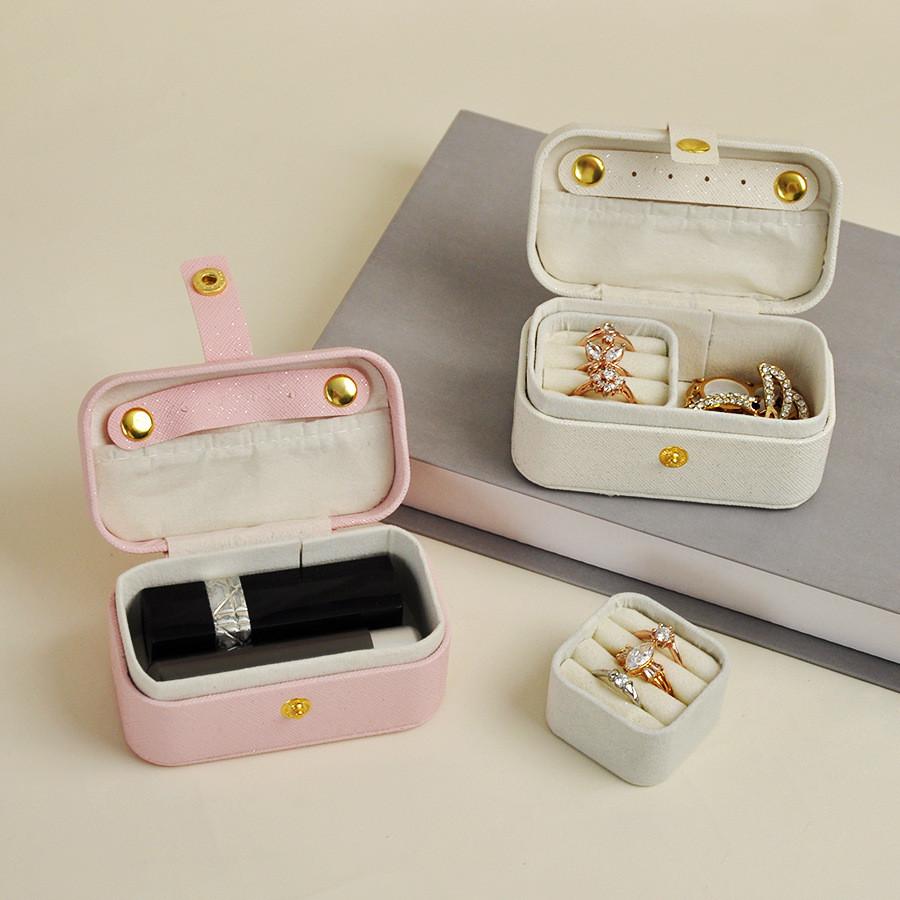 Jewelry Storage Box With Abs Material For Travel And Gift Use