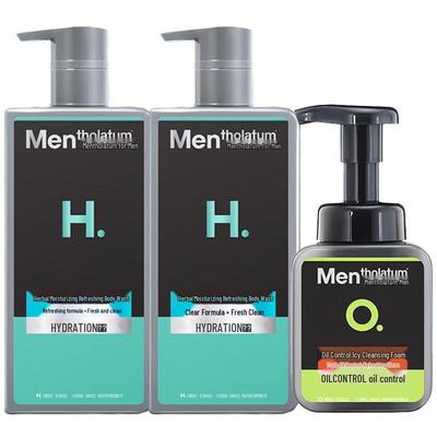 Mentholatum Herren Duschgel & Gesichtswaschgel Set