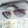 Vehicle Eyewear Clip Car Visor Sunglasses Holder, Multi Functional for Glasses Ticket, No Magnetic Storage Drill Sun Organizer, Scratch Proof