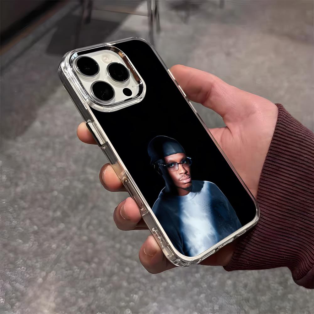 Rapper W-Werenoi Handyhülle Für IPhone 17 Air 16 E 15 14 13 12 11 Plus Pro Max Galvanisiert Transparent Weiche Hülle