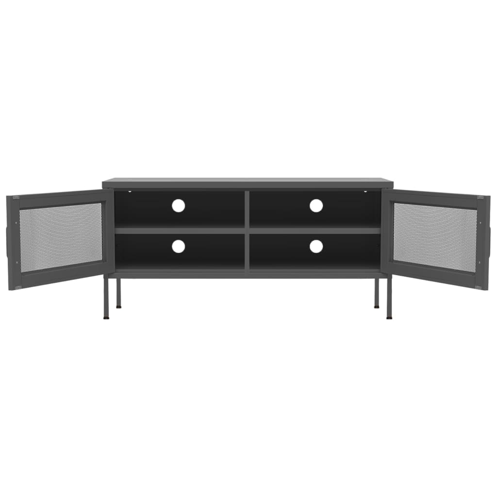 TV Cabinet Anthracite 105 x 35 x 50 cm Steel