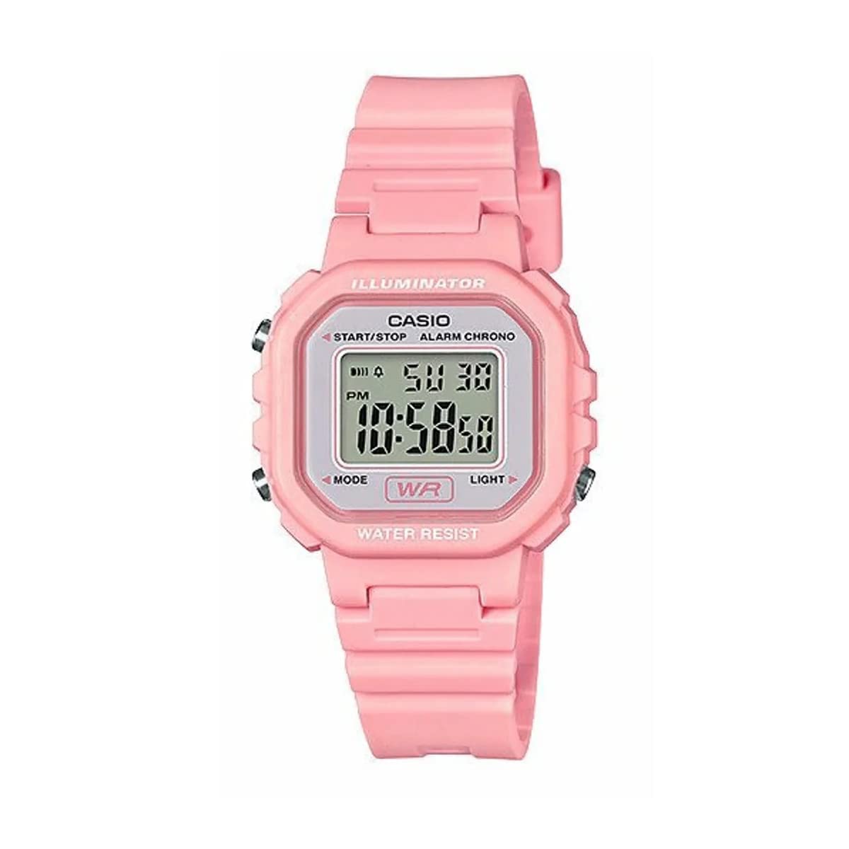 

CASIO Digital Watch LA-20WH-4A1, Women s, Girls , Kids , Pastel Pink, International Model [Parallel Import]