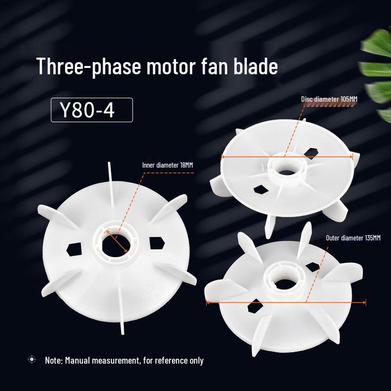 Explosion-proof Y132 Motor Cooling Fan Blade - Plastic Replacement Part Collection