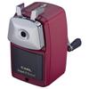 Carl Manufacturing Angel 5 Gran Conic Red Desktop Manual Pencil Sharpener with Adjustable Made In Co., Ltd. Sharpness, Japan, A5GRC-R