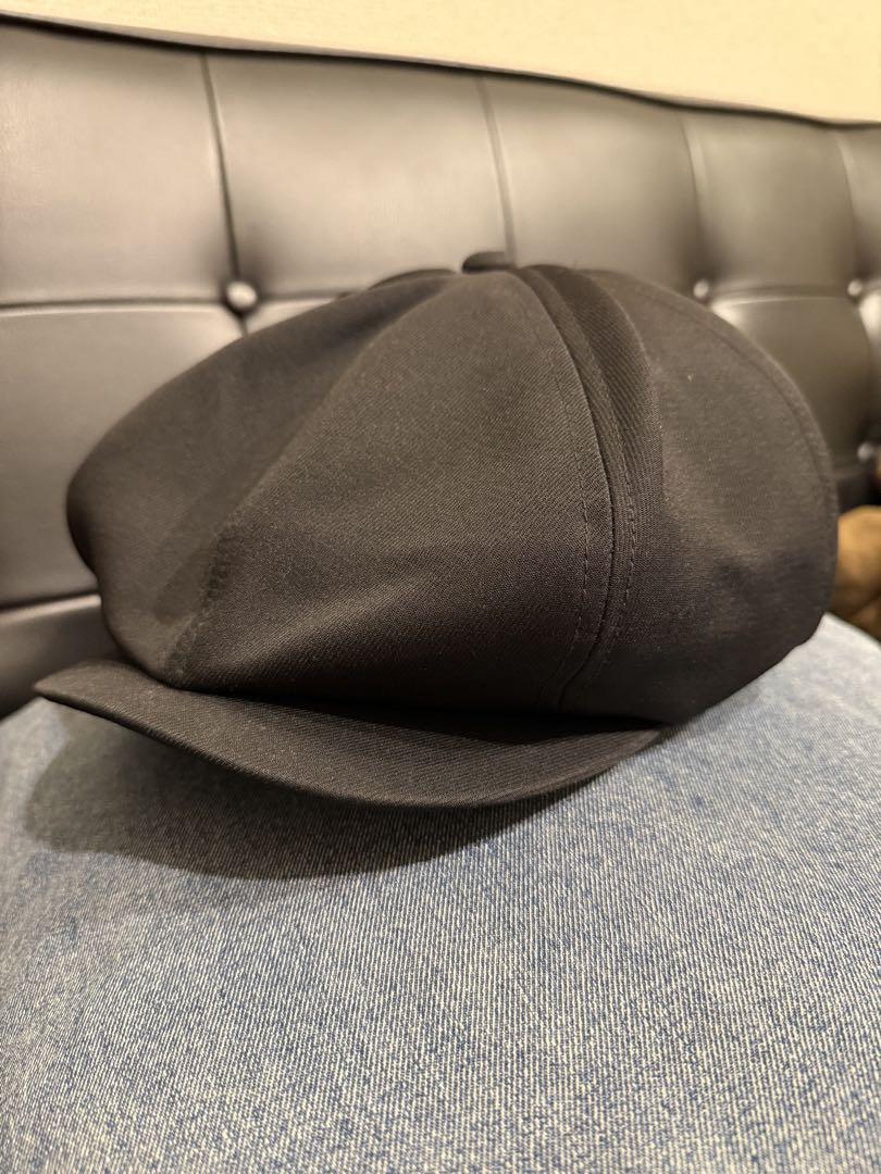 

[USED] Unmaned headwear black newsboy cap