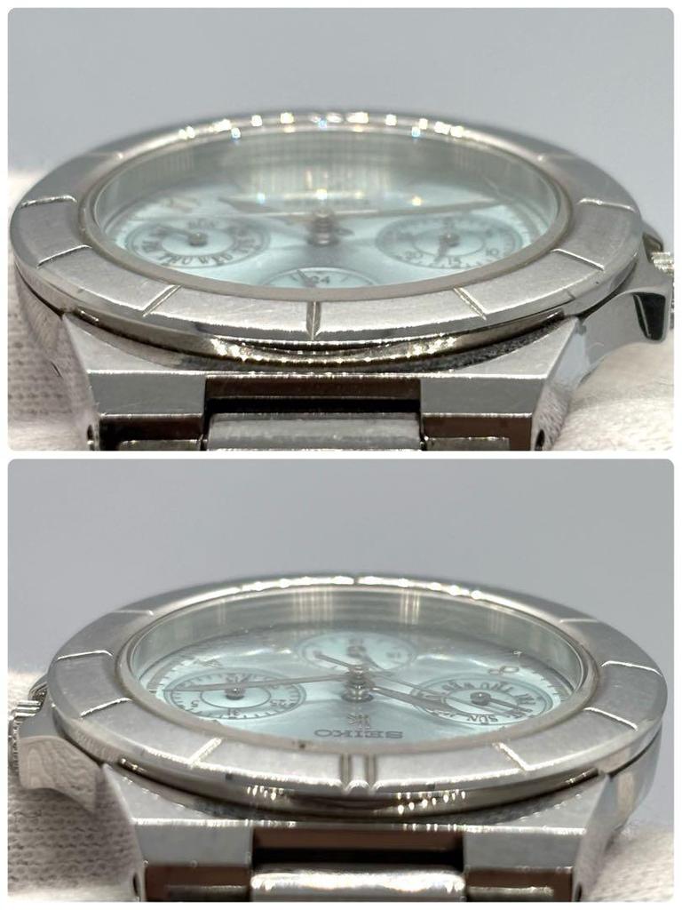 [USED] Seiko Lucia Blue Dial Chronograph Quartz