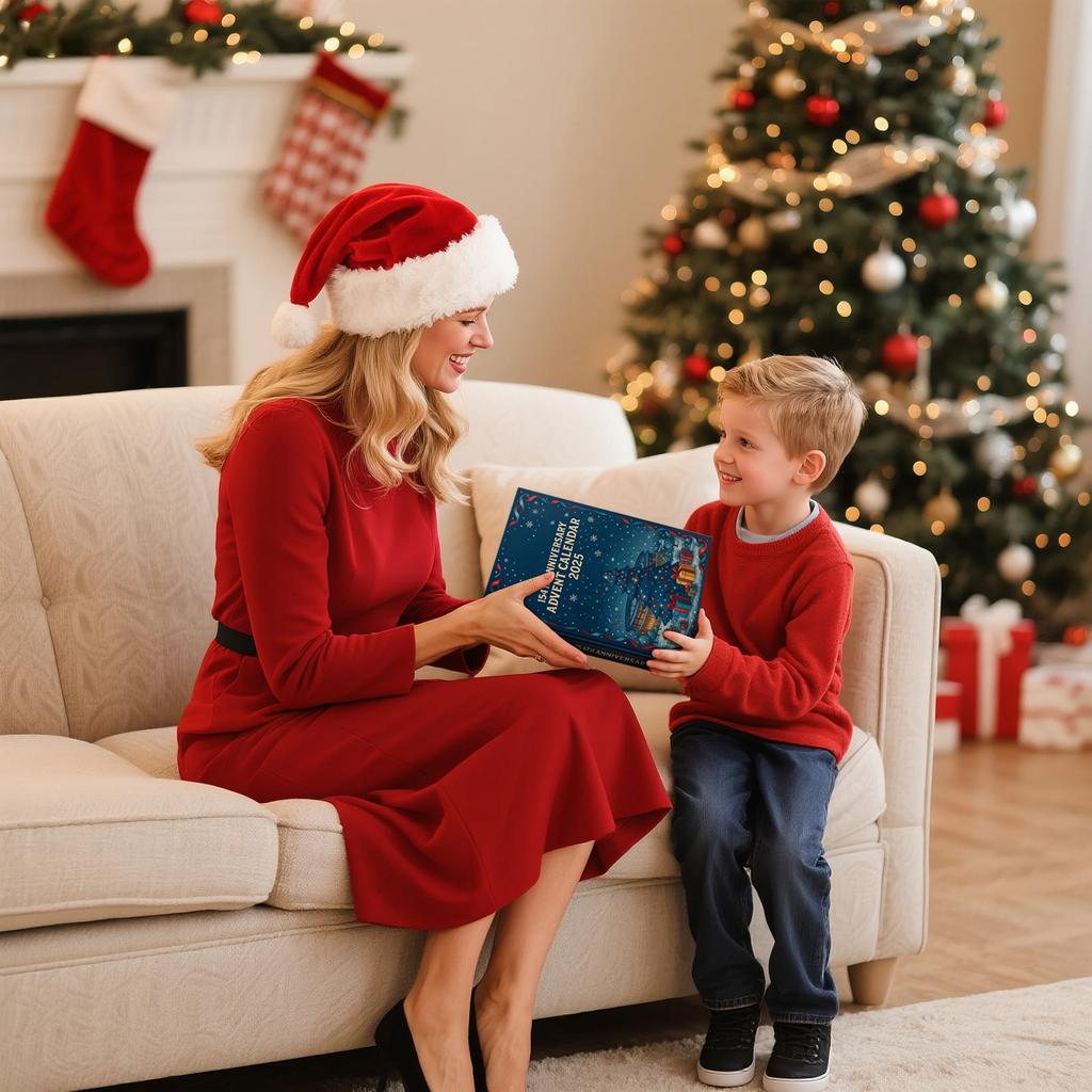 Adventní kalendář, Adventní kalendář, Chlapecký adventní sportovní kalendář, 24denní akrylový odpočítávací kalendář, Adventní kalendář