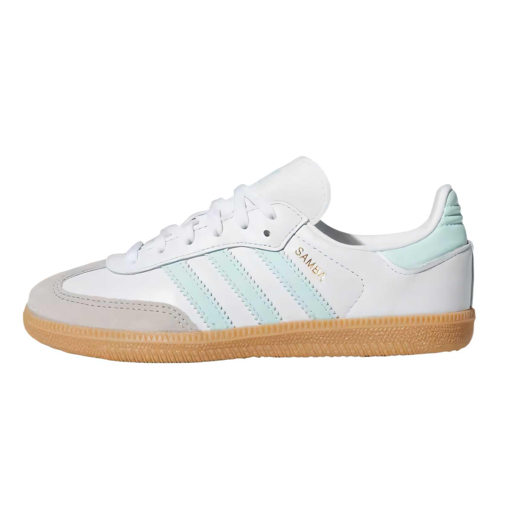 

Adidas Samba OG C White Semi Flash Aqua Kids Sneakers Cloud-White Gum JP5485 33