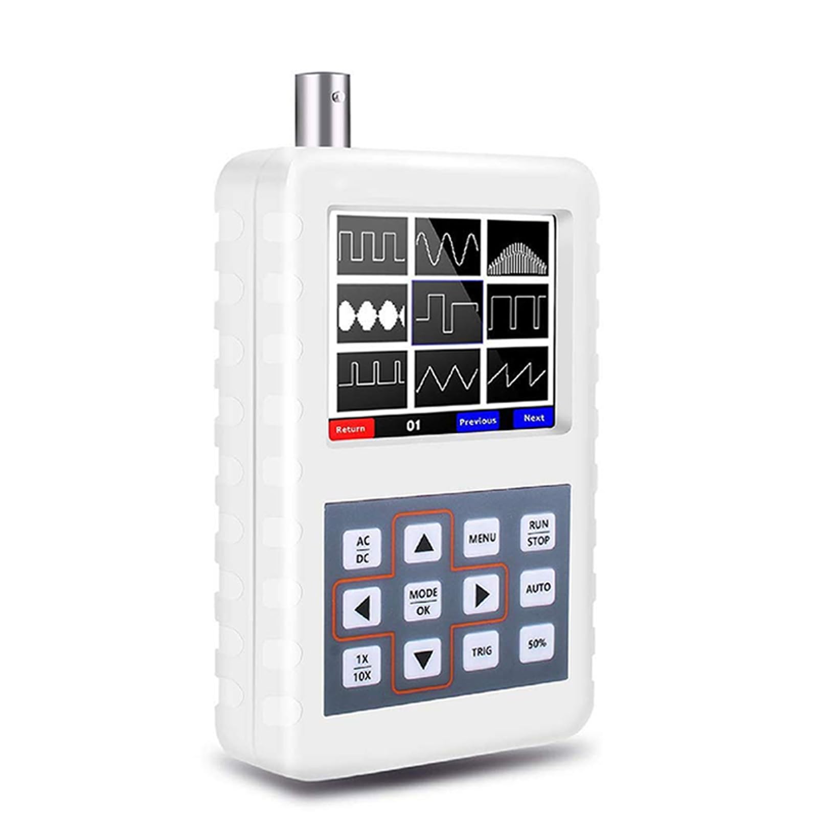 

Cleqee Ручний Портативний Міні Цифровий Осцилограф Осцилограф Цифровий 5 МГц Смуга Пропускання Частота Дискретизації Кольоровий РК-дисплей 16 М Пам яті До 500 Форм Сигналу