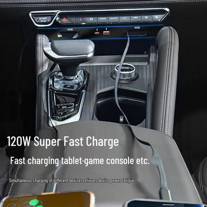 Geely Xingyue L Car Charger Docking Station for Apple & Android - Fast Charging Interior Modification