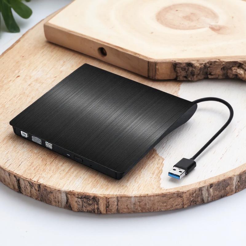 

Внешний USB 3.0 CD DVD привод для записи, портативный, для ноутбука, настольного компьютера, Mac, Windows, Linux, высокоскоростной чёрный