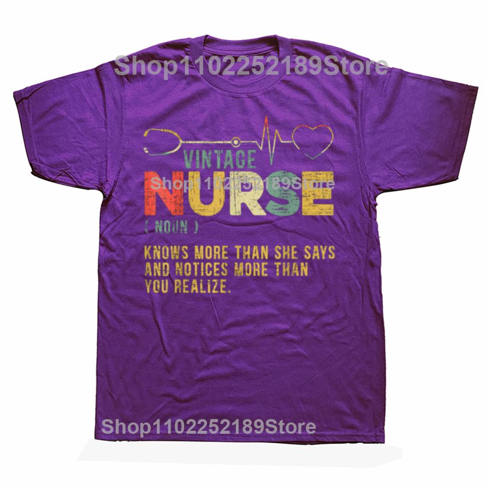 Funny Nurse Halloween Skeleton Classic  Graphic T-shirts Men Women's Fashion Casual Tshirt 100% Cotton Loose Oversized T Shirt