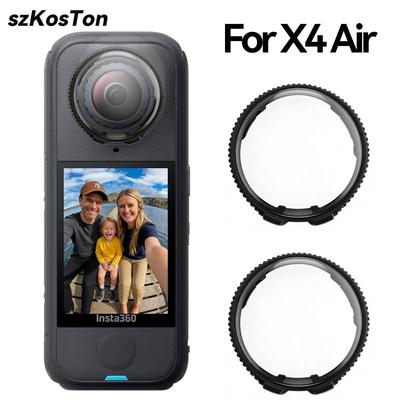 Lens Guard for Insta360 X4 Air Quick-Detach Transparent Water-Proof Shockproof Lens Caps for Insta 360 X4 Air Accessories