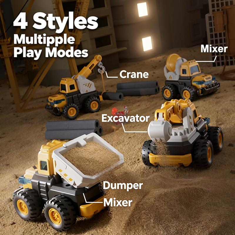 1:55 Diecast City Truck Diecast Model Fire Sanitation Engineering Car Inertial Play Vehicle Educational Toys For Children Gift