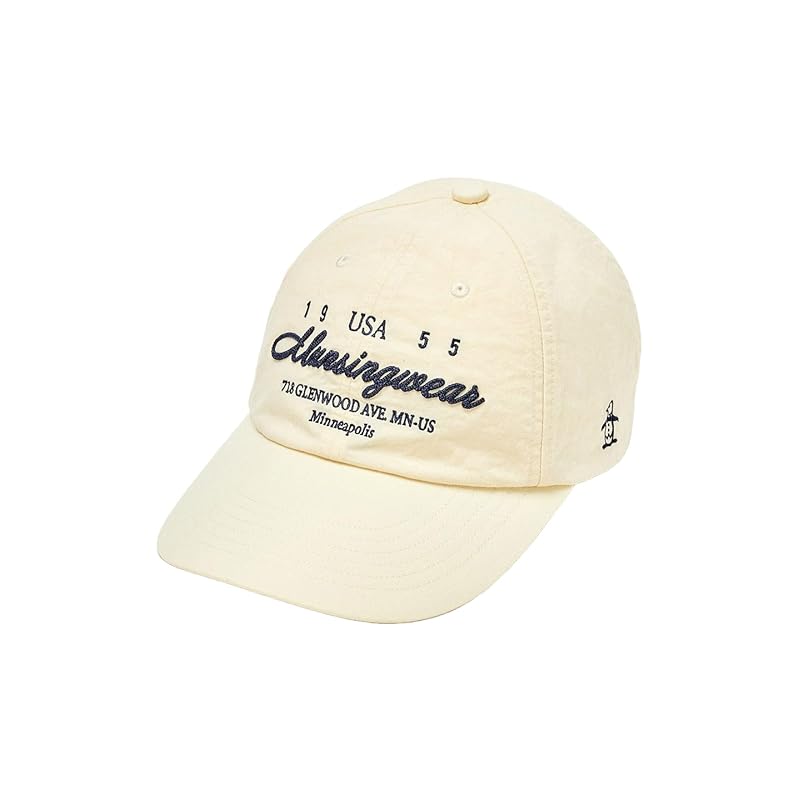 

[Munsingwear] cap Oniveji The brim is long one touch buckle baseball cap golf MG5SCP01U WH00(white)