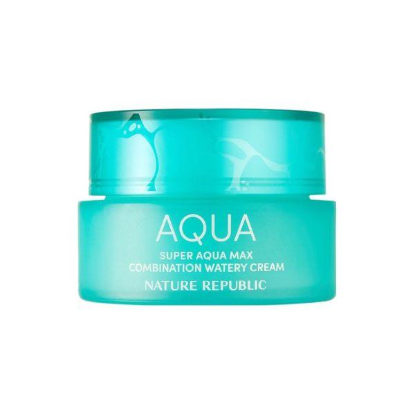NATURE REPUBLIC Super Aqua Max Combination Watery Cream 80ml 1pc 2pcs Watery Cream 80ml 1pc