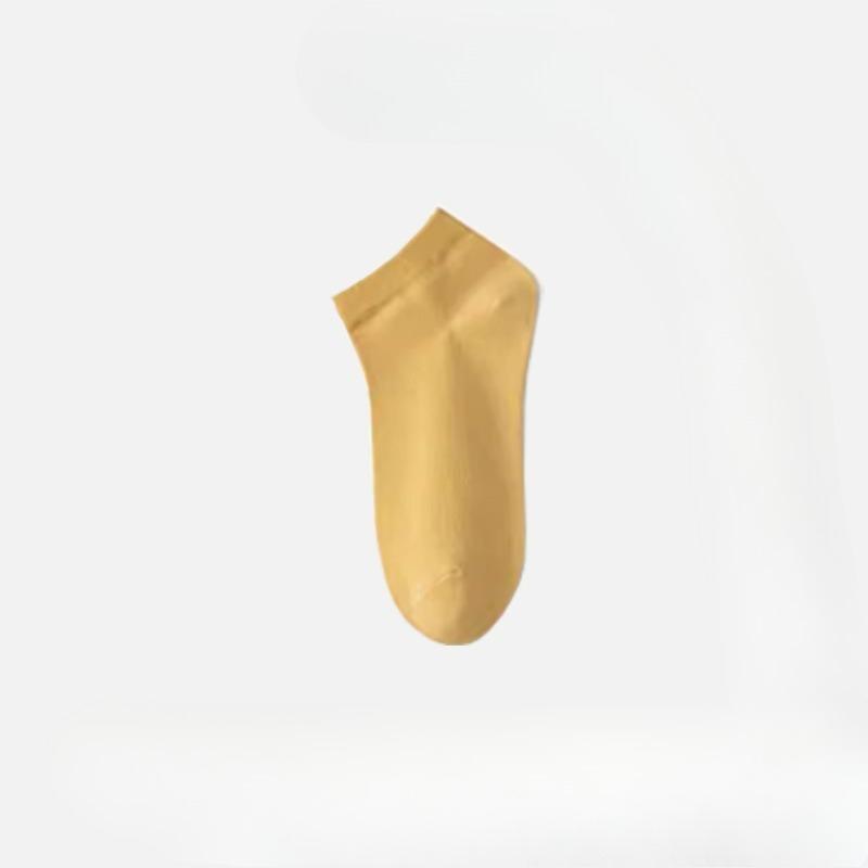 Носки из чистого хлопка - Детские летние легкие носки для девочек, Весенние и летние носки-лодочки, Короткие носки, которые не сползают, Спортивные носки 1 pair кремовый