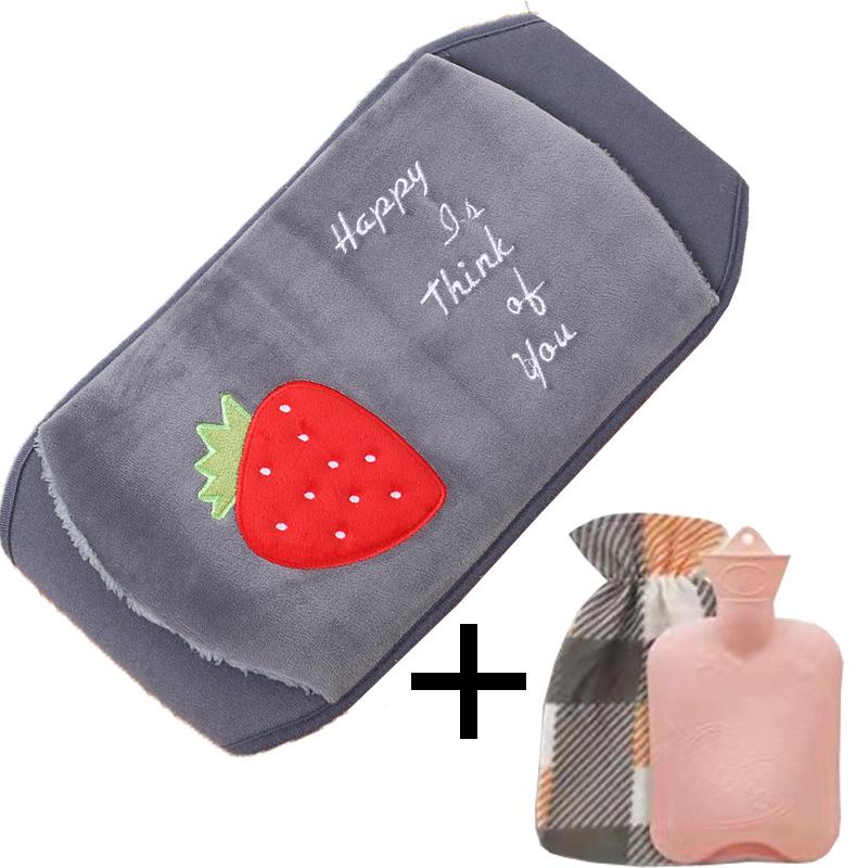 Set Protector Călduros Talie și Abdomen – Sticlă cu Apă Fierbinte Piese Three-Piece Încălzitor de Iarnă