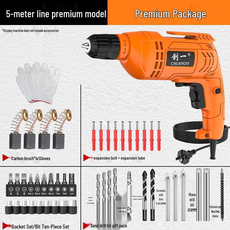 Chuangyi High-Power 220V Electric Drill and Screwdriver
