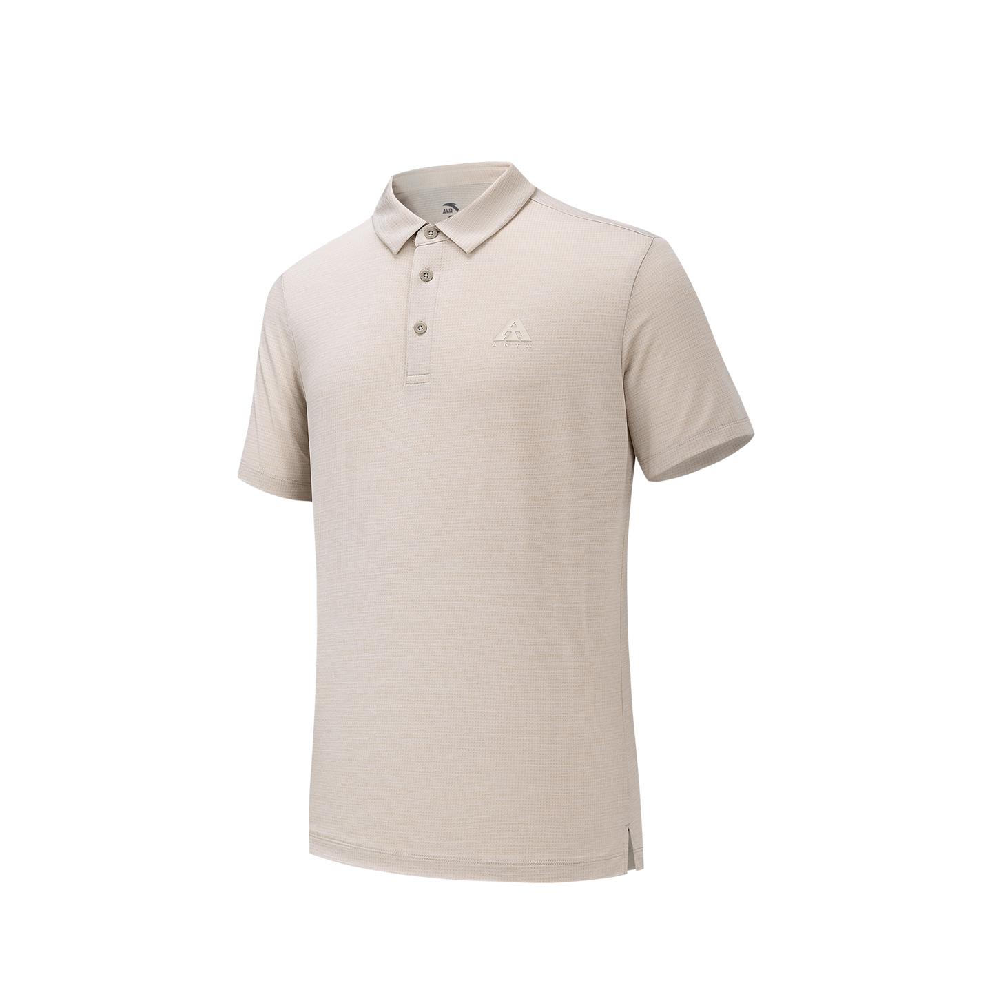 

Anta Outdoors Short Sleeve Polo Shirt Summer 2026 Men tops Gray 952626105-1 S