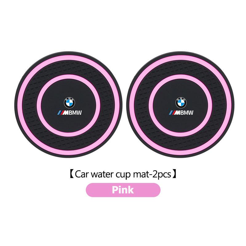 For BMW 2pcs Car Auto Cup Holder Anti Slip Coasters Universal Interior Accessories E46 E90 E60 F10 E39 F30 E36 E87 E90 E30 E53