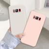 For Samsung S8 Case For Samsung Galaxy S8 Plus Coque Matte Soft Silicone Shockproof Cover For Samsung S8 Square Phone Case Funda