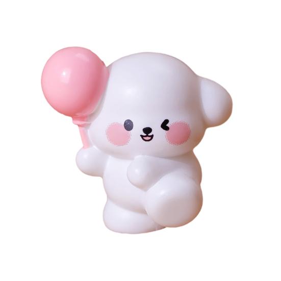 Miniature Dog Figurine for DIY Terrarium Dollhouse Decor Cute Resin Animal Statue for Fairy Garden Desktop Car Shelf Decoration Micro Landscape