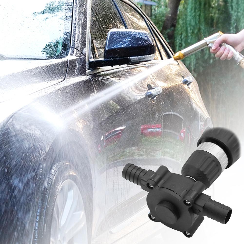 Portable Hand Drill Pump Water Transfer Pump Household Electric Well Hand Pump Centrifugal Water Pump for Water Liquid Transfer