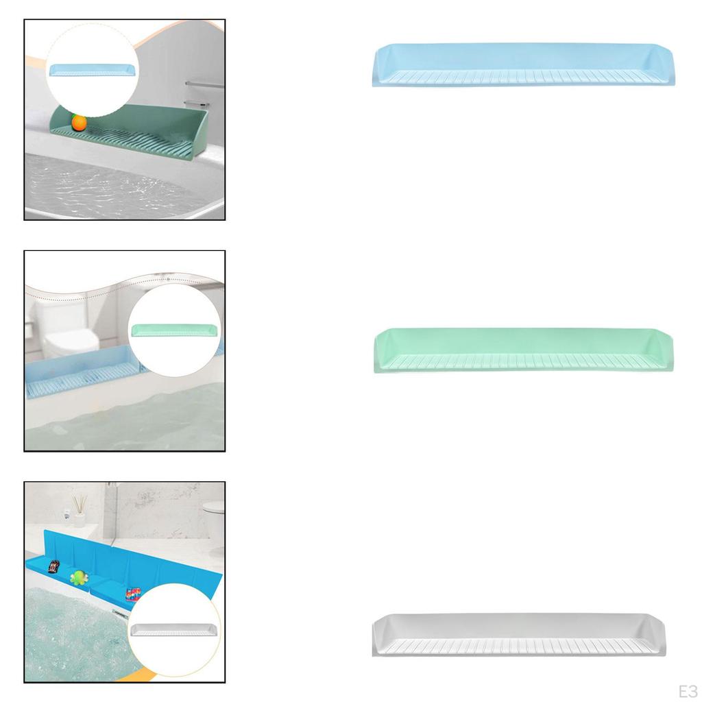 Skydd för Badkar Badkar Lekhylla Enkel Tid Håll Torrt och Snyggt Nödvändigheter Stadig Silikon