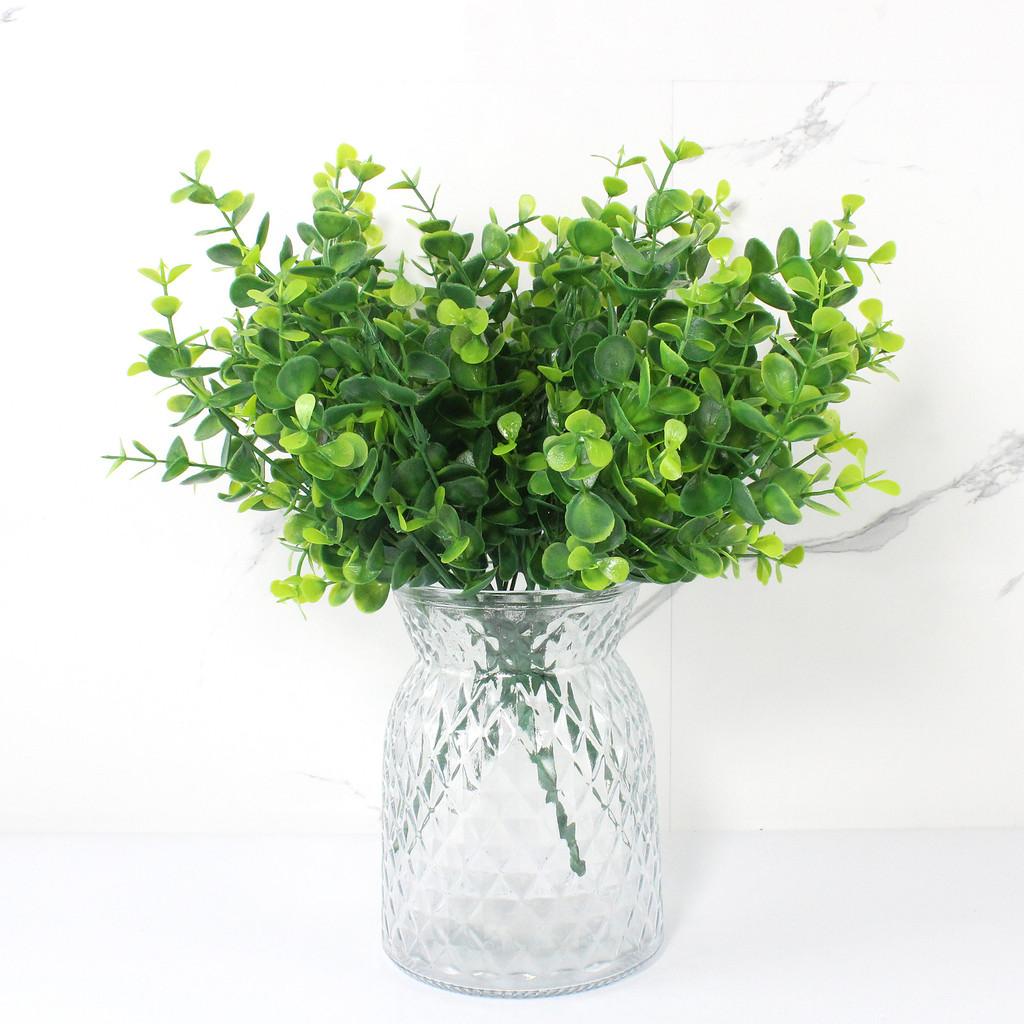 Plant Green Eucalyptus Artificial Waterresistant Foliage For Interior Home