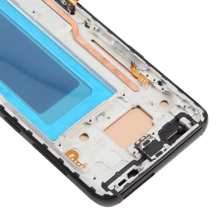 Pro Samsung Galaxy S8 SM-G950F 5,7palcový TFT LCD displej s dotykovým sklem, kompletní sestava s rámečkem