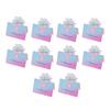 Holiday Blessing Card 10Pcs 3D Bouquet Greeting Card, Thank You Best Wishes Folding Floral Note for Mother's Day Father's