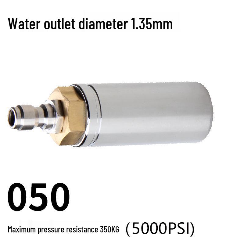 High-Pressure 360° Rotating Car Wash Nozzle for Road Cleaning & Bark Stripping