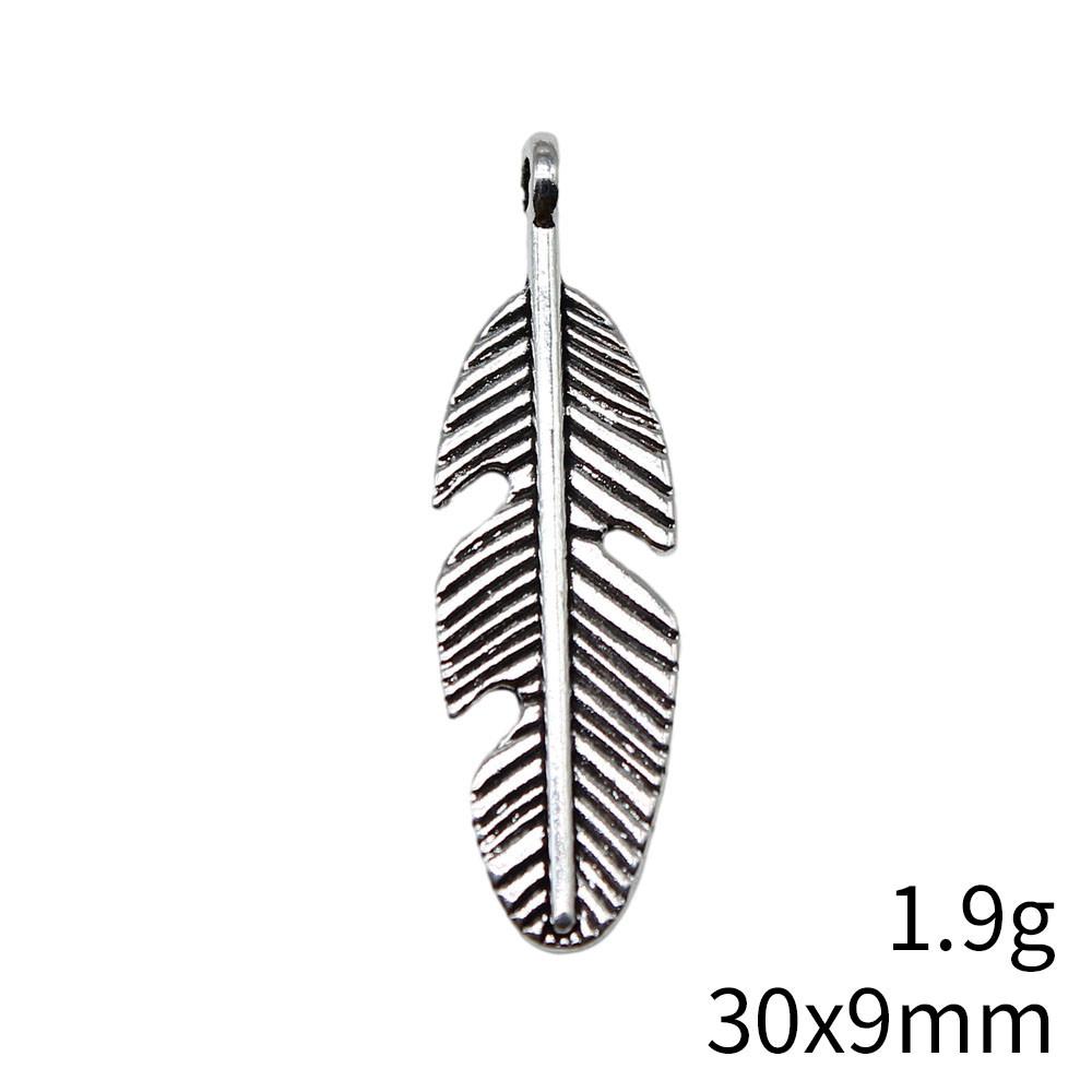 NewArrivals Charms Jewerly Making Feathers Leaf Charms Pendant Ornaments For Home Car Pendant