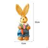Bunny Figurine, DIY Material Package, Rabbit Statue, Parent Child Cute Easter Gift, Handmade Cartoon