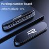 Aluminum alloy Car Temporary Parking Number Board One Click To Hide For VW R Scirocco Beetle Golf Passat Tiguan Sharan Touran  rf89