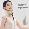 Ergonomic U-shaped Travel Pillow Head Support with Storage Bag Office Nap Pillow Foldable Breathable Car Throw Pillow