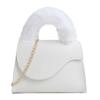Plush Handbag Shoulder Bag Women's Clear Sweet Ladies Messenger Bag