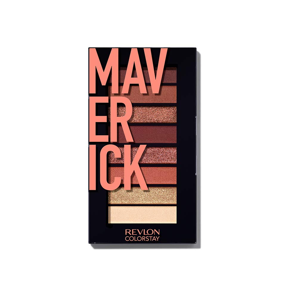 Revlon ColorStay Lux Book Palette 930 Maverick Orange Eyeshadow (Color Image Brown) 3.4g (x 1)