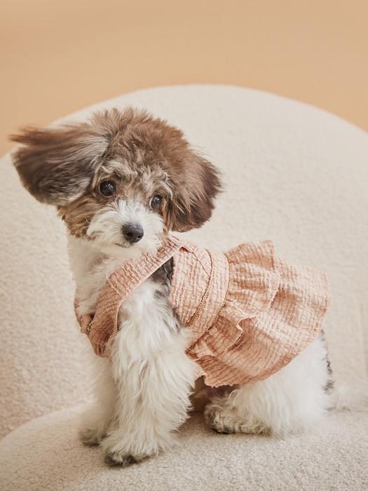 CAHIERS Suspender Tiered Dress