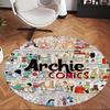 Archie Comics (1) Runder Büroteppich Dekorativer Bodenteppich für Büro Schlafzimmer Wohnzimmer und Wohnbereich