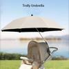 85cm Clip-on Uv Umbrella Baby Cart Parasol 2 in 1 Baby Stroller Umbrella for Sun Shade Rain-proof Baby Stroller Accessories Gift